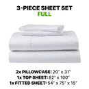 Sheet Set Luxurious Supima, Wrinkle Resistant, Breathable, With 2 Ghostgrip Band