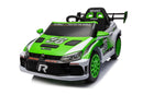 12V4A 20W*2 One Button Start, Forward And Backward, High And Low Speed, Music, Front Light, Power Display, Two Doors Can Open, 2.4G R / C, Seat Belt Four Wheel Absorber Kids Ride On Car by HouseOfZazla