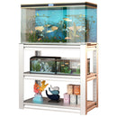 Stylish Metal rium Stand For 20 - 30 Gallon Tanks, 3 Tier Adjustable Shelf by HouseOfZazla
