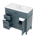 Bathroom Vanity With Sink, Freestanding Cabinet & Drawers by HouseOfZazla