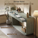 Console Table With 3 Drawers And Display Shelf by HouseOfZazla