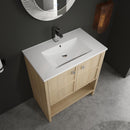 Modern Freestanding Bathroom Vanity With Ceramic Sink And Soft Closing Doors by Unique Piece Furniture