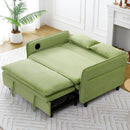Modern Fabric Multi-Functional Sofa Bed With Adjustable Armrests And Backrests by HouseOfZazla