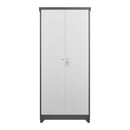 Outdoor Cabinet, Large Capacity Storage Vertical Tall Design With Shelves And Secure Lock