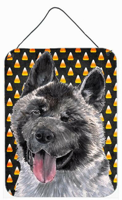 Akita Candy Corn Halloween Wall or Door Hanging Prints SC9486DS1216