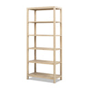 Ellis 71' Reclaimed Wood 5-Shelf Open Frame Bookcase