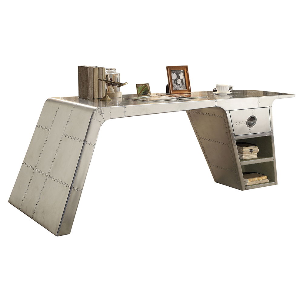 Brancaster - Writing Desk - Metallic, photo 3 of 4