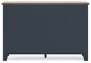 Landocken - Dresser - Brown / Blue