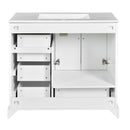 Traditional Bathroom Vanity With Soft Close Doors And Drawers by HouseOfZazla