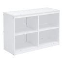 Loft Bed With Retractable Writing Desk And 4 Drawers, With Lateral Portable Desk And Shelves by HouseOfZazla