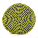 River - Handcrafted Cylindrical Pouf Water Resistant Fabric by Unique Piece Furniture