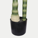 6FT Artificial Golden Cane Palm Tree with Black Pot
