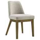 Bryant - Upholstered Dining Side Chair (Set of 2) - Light Tan by HouseOfZazla