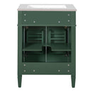 Bathroom Vanity With 2 Doors And Tip Out Drawer, Soft Closing Hinges by HouseOfZazla