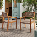 Outdoor Dining Patio Chairs (Set of 2) by HouseOfZazla