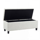 Upholstered Storage Ottoman Bench by HouseOfZazla