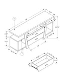 TV Stand Console Media Entertainment Center with Storage Drawers - Taupe by HouseOfZazla