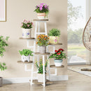 7 Tier Corner Plant Shelf With High Low Design For Living Room by HouseOfZazla