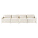 Elegant Sofa With Ergonomic Design And Lumbar Pillows by HouseOfZazla
