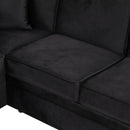 Sleeper Sofa Bed, 2 In 1 Pull Out Sofa Bed L Shape Couch With Storage Ottoman For Living Room, Bedroom Couch And Small Apartment by HouseOfZazla