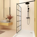 Framed Glass Shower Screen - Matte Black by HouseOfZazla