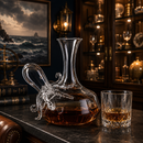 Octopus Tentacle Glass Decanter Handcrafted Decorative
