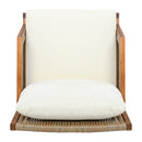 Acacia Wood Patio Furniture Club Chair with Outdoor Wicker by HouseOfZazla