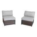 Armless Patio Chair With Cushions by HouseOfZazla