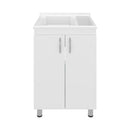 Foster 2 Door Utility Tub and Sink Freestanding Cabinet by HouseOfZazla