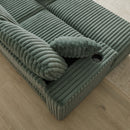 3 Seater Sofa With 2 Ottomans For Living Room by HouseOfZazla