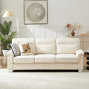3 Seater Elegant Stationary Sofa by HouseOfZazla