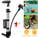 Mini Bike Pump Portable Bicycle Tire Inflator Ball Air Pump w/ Mount Frame For Mountain Road Bike by GBruno Store