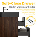 Grace 72'' Bathroom Vanity with Matt