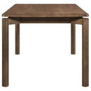 Svenstra - Rectangular Dining Table Set With Armless Side Chairs, Wood, Natural Walnut, 59 X 35.5 X 30 Inches