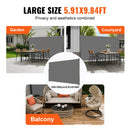 Retractable Side Awning, 71''-118'' Full Aluminum Rust-Proof Outdoor Privacy Screen by HouseOfZazla