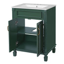 Bathroom Vanity With Top Sink, Cabinet With 2 Soft Closing Doors by Unique Piece Furniture