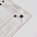 Handcarved Rectangle Mirror Accent With 3mm Glass - Antique White by Unique Piece Furniture