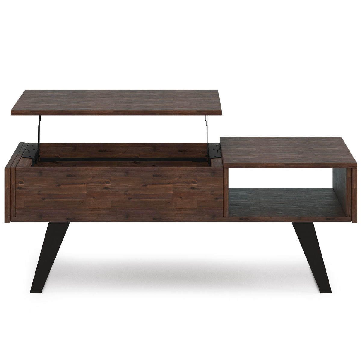 Lowry - Lift Top Coffee Table - Distressed Charcoal Brown, photo 7 of 11