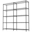 5 Tiers Adjustable Heavy Duty Metal Storage Shelves