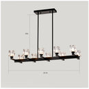 10-Light Chandelier for Dining Room