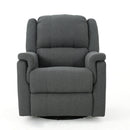 Glider Recliner With Swivel, Manual Reclining Chair by HouseOfZazla