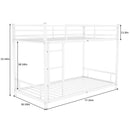 Bunk Bed With Noise Reduction And Safety Guardrail by HouseOfZazla