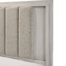 Plush Upholstered Headboard Framed Bed
