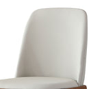 Modern Dining Chairs, Wooden Legs (Set of 2) - Gray by Unique Piece Furniture