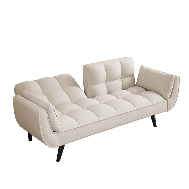 Walker Edison | Velvet Loveseat Convertible Sofa Bed