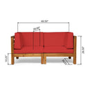 Oana - 2 Piece Loveseat Set With Water Resistant Cushions by HouseOfZazla