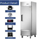 27" Commercial Refrigerator with Solid Door
