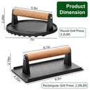 Cast Iron Grill Press for Burgers and Bacon by LJGDeals