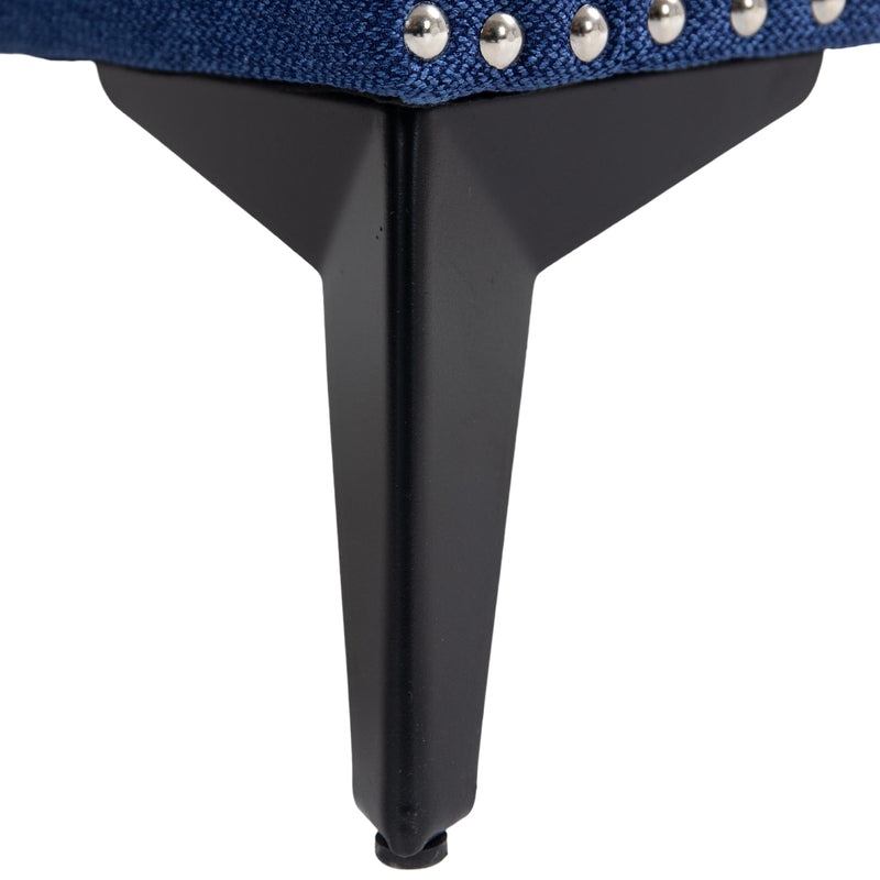 Accent Chair Living Room Chairs Single Sofa Chair,Arm Chairs with Linen Fabric, Mid Century Accent Arm Chairs Comfy Reading Lounge Club Armchair for Bedroom Office Study