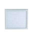 11"W 1-Light Square LED Flush Mount Light Fixture White Acrylic Finish